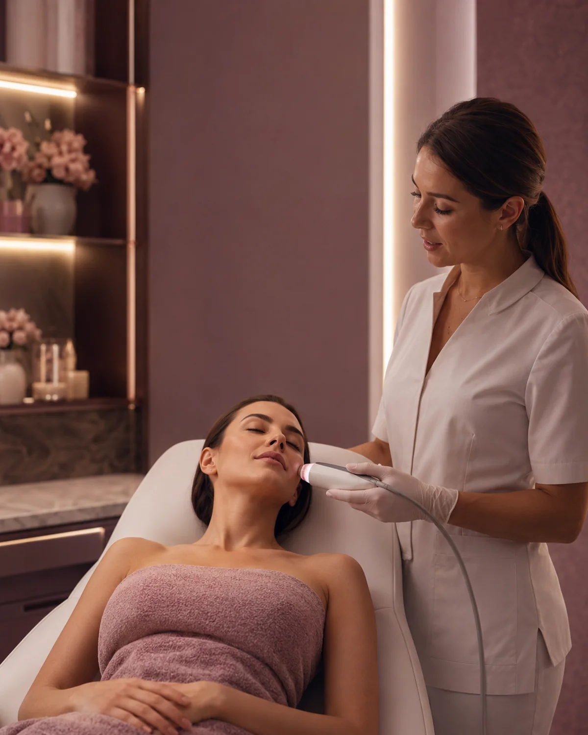 Anonimowy projekt kliniki beauty